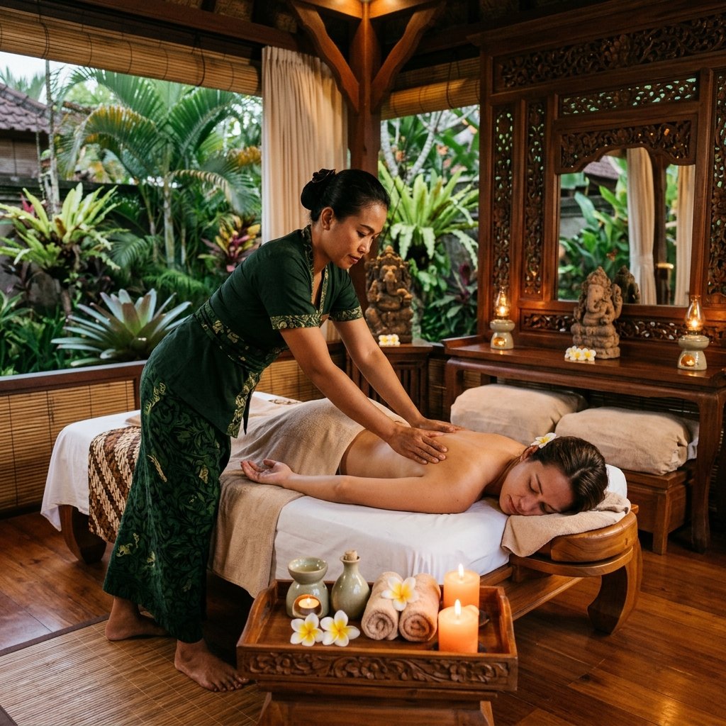 Balinese massage session